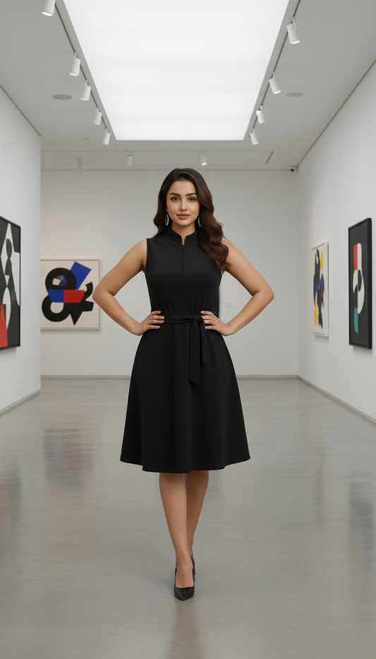 Black A Line Dress