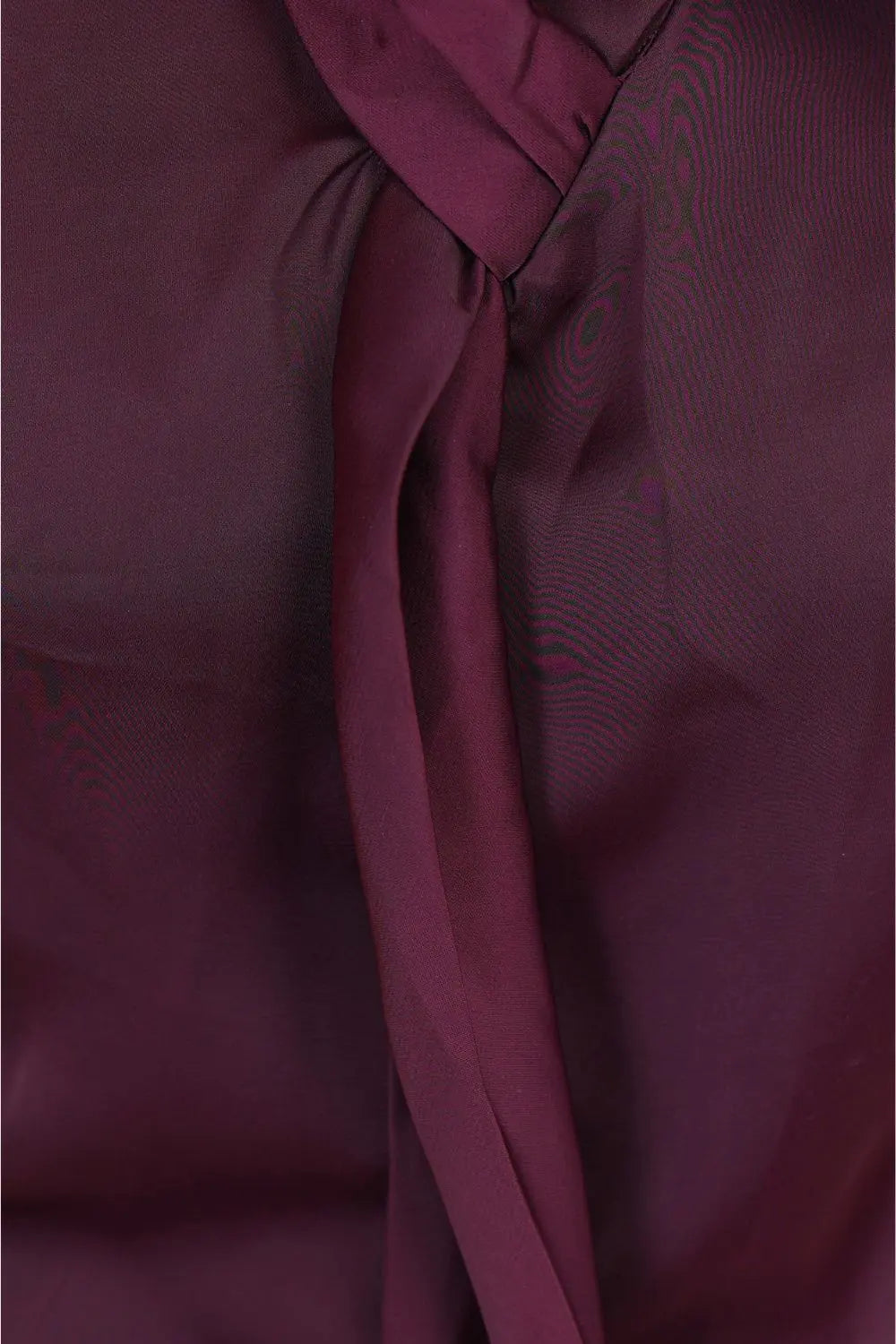 Short Sleeve Wine Color Top DLPL