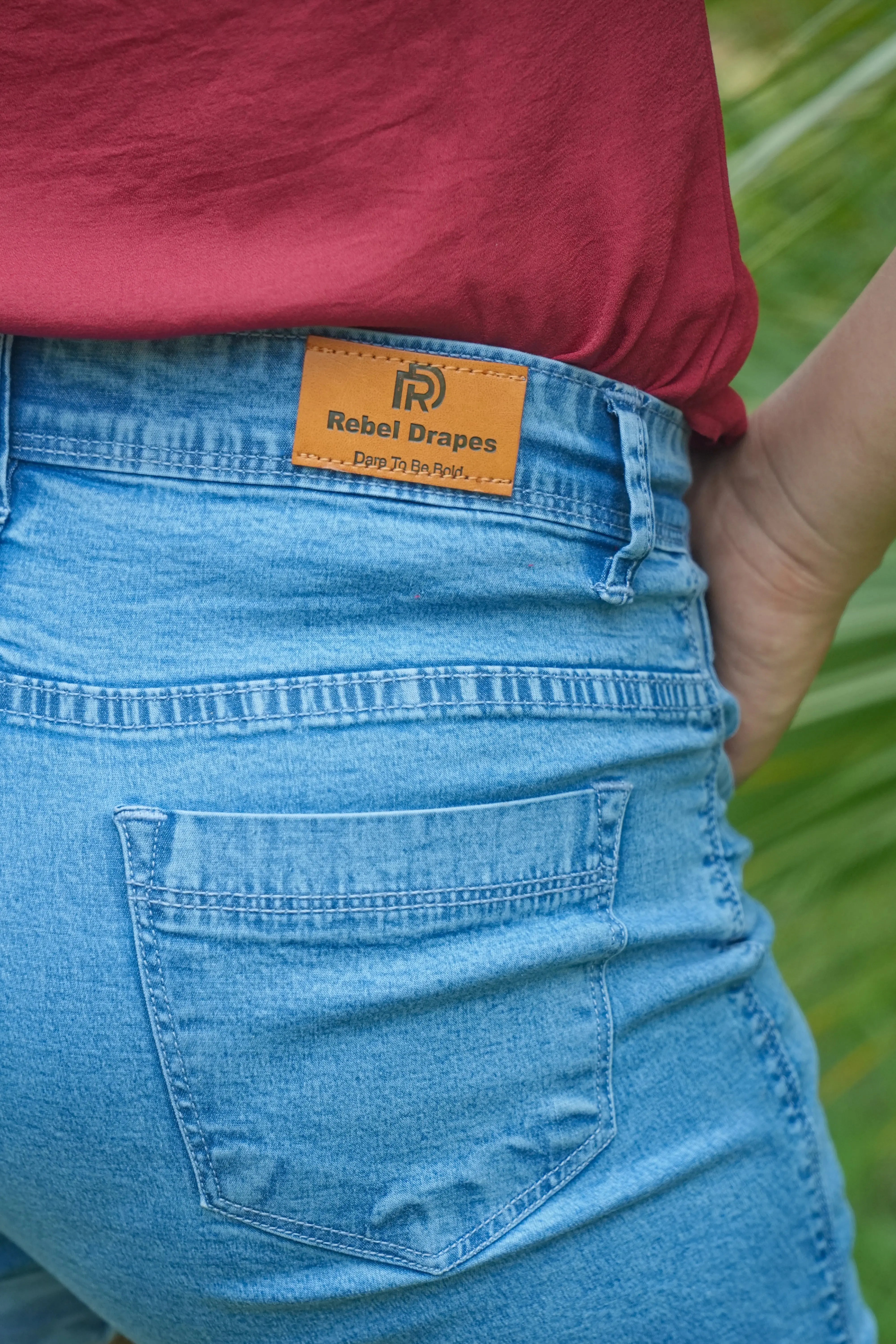 Light Blue Denim Shorts DLPL