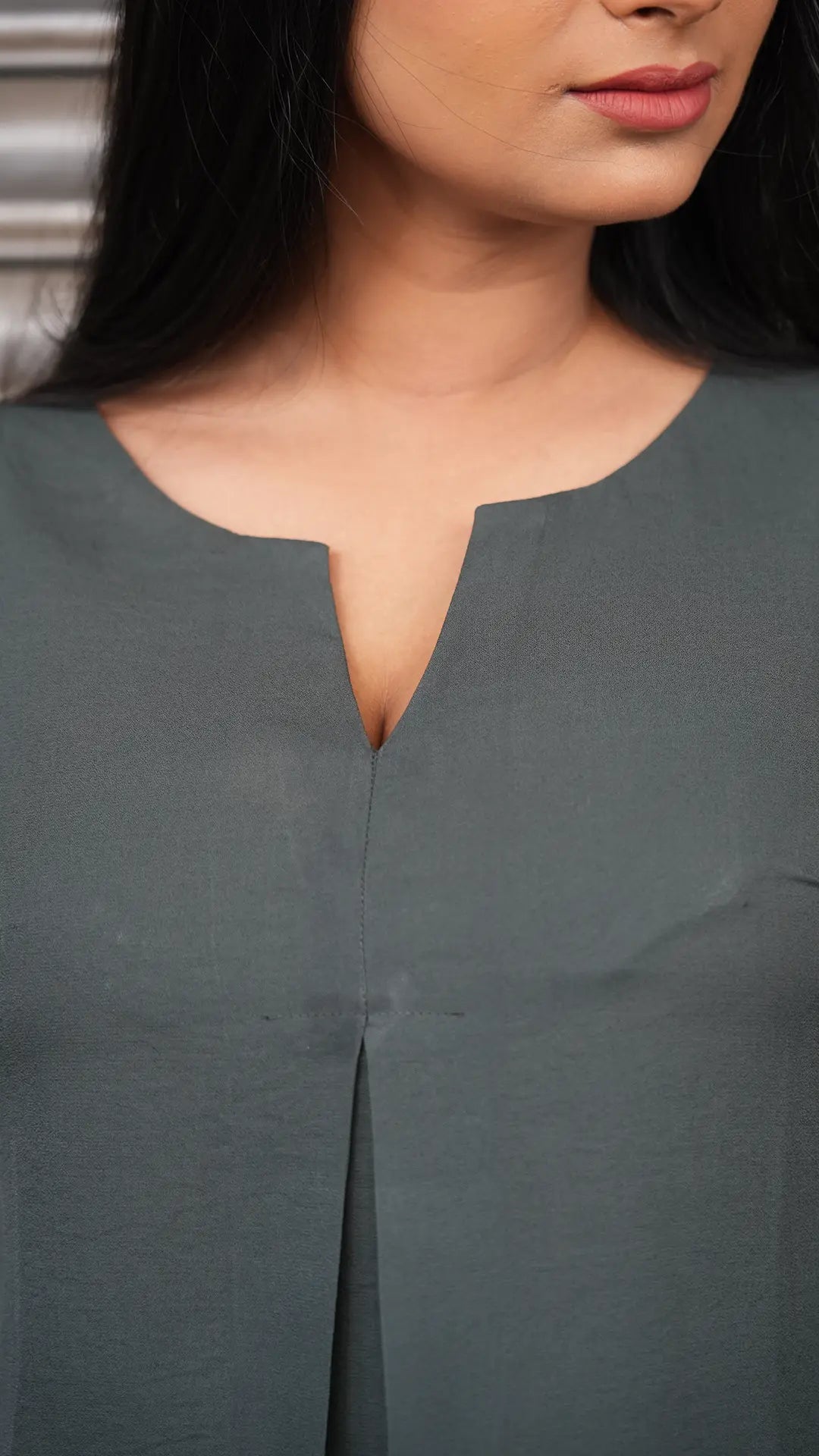Olive  Sleeveless Top DLPL