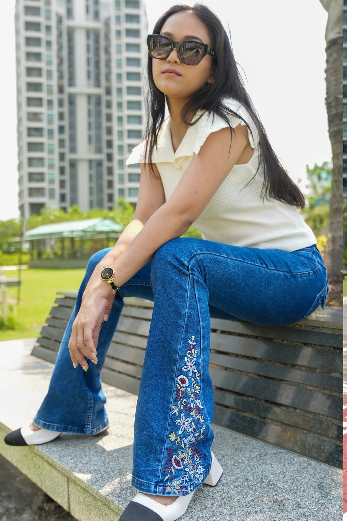 Jeans Rebel Drapes