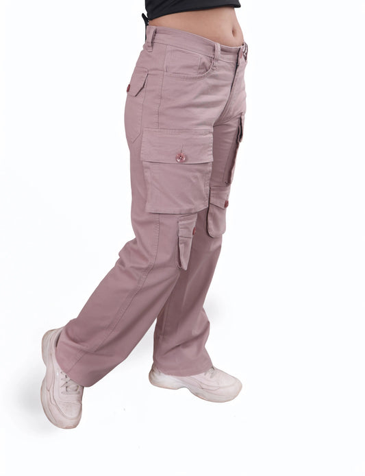 Dusky Pink Cargo Pant DLPL