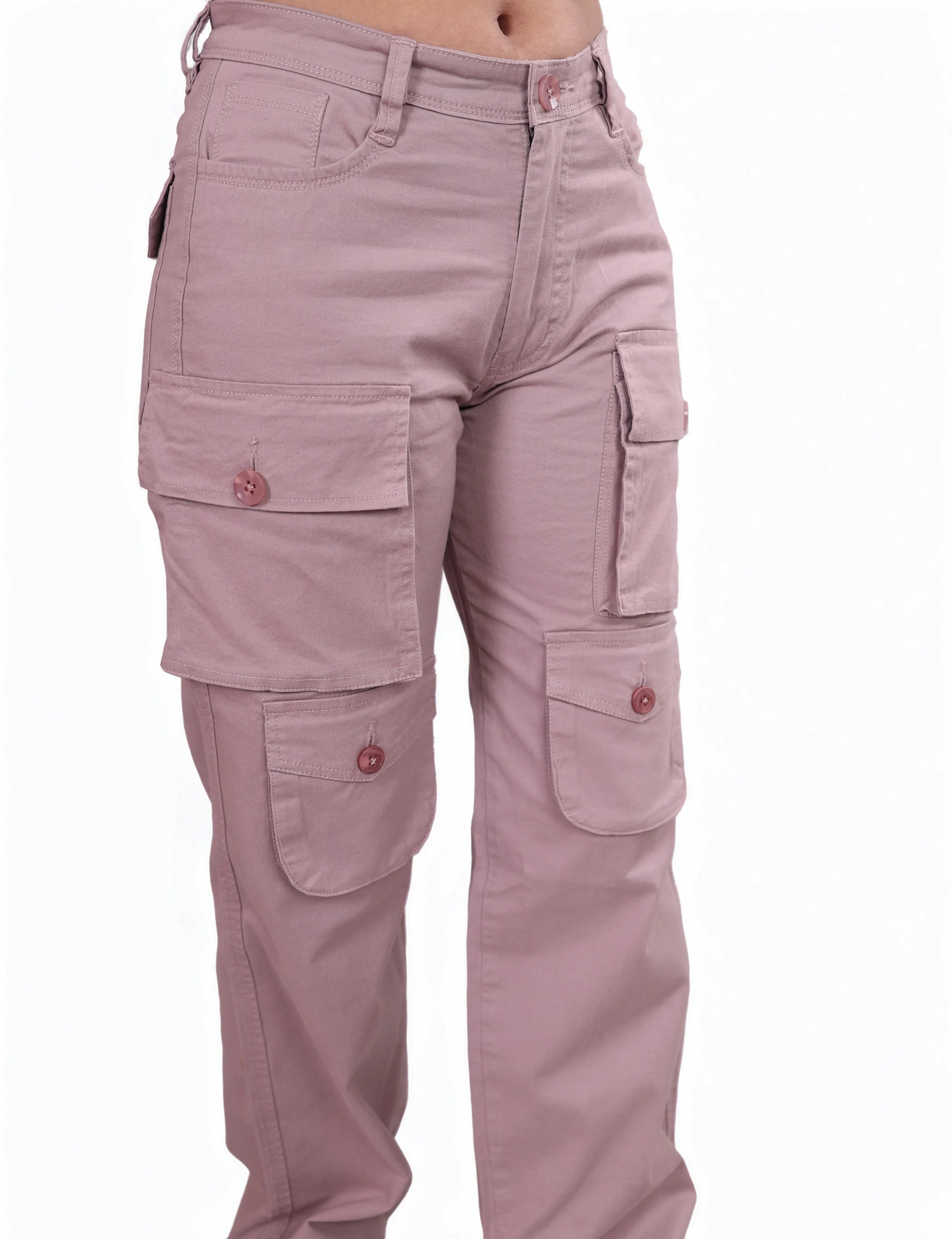Dusky Pink Cargo Pant DLPL
