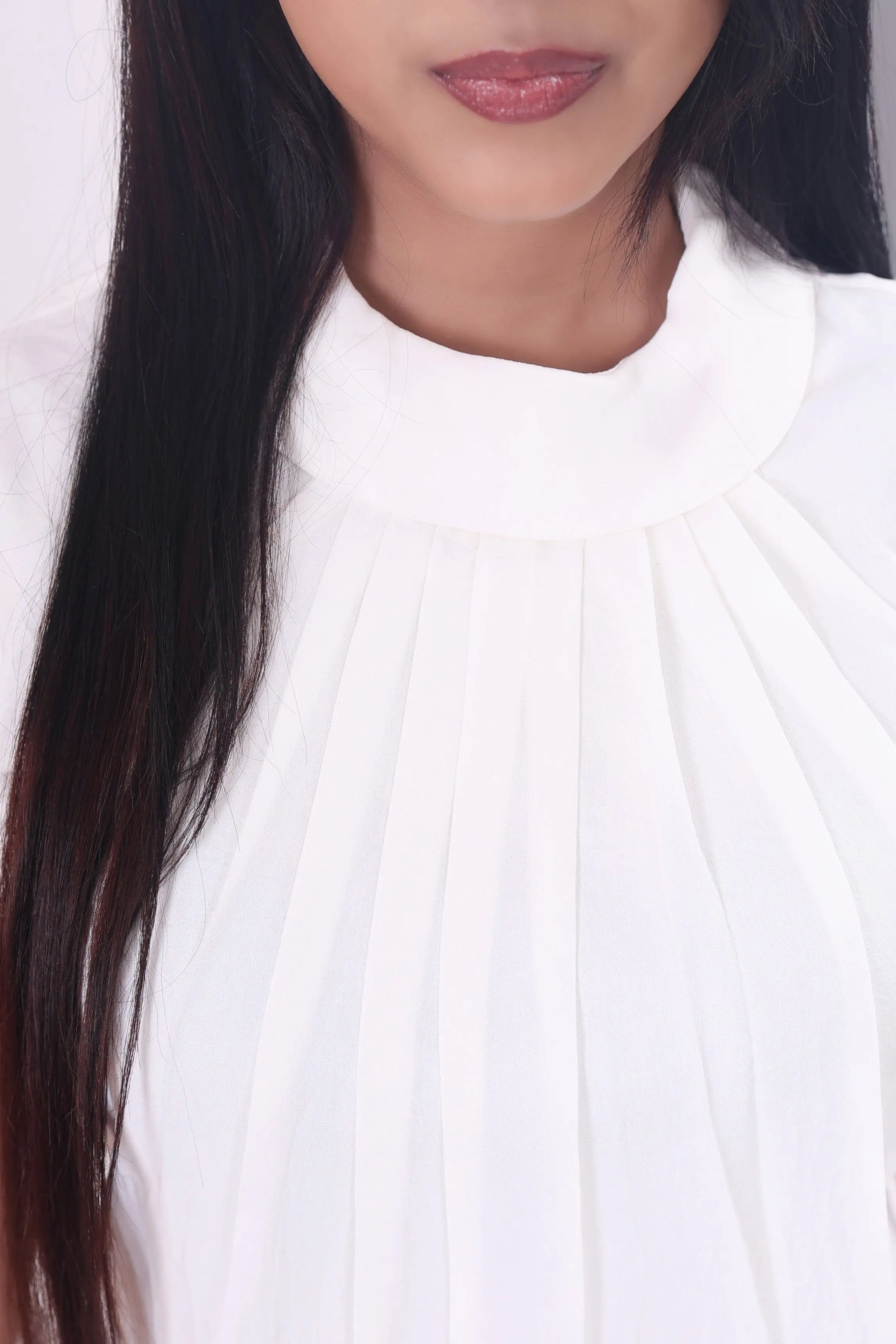 White Halter neck Top DLPL