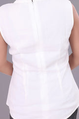 White Halter neck Top DLPL