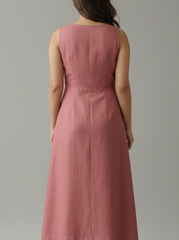 Dark Peach Dress