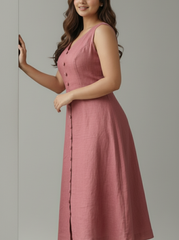 Dark Peach Dress