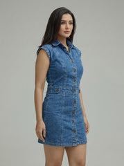 Denim Short Dress