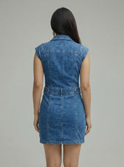 Denim Short Dress